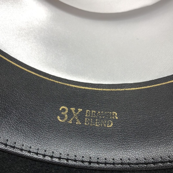 Master Hatters Of Texas Western Cowboy Hat In Black Quality Beaver Blend Felt - Picture 10 of 16